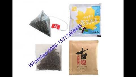 Automatic Pyramid/Flat Inner and Outer Tea Bag Packing Machine