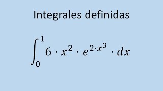 Cálculo de integral definida - Ejercicio 02 - Exponencial