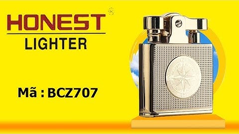 Bật lửa xăng đá chất lượng cối cổ đẹp độc đáo bán chạy nhất Honest BCZ707 - Ambe.vn