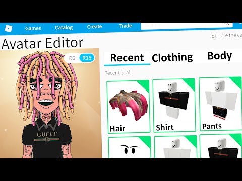 Making Lil Pump A Roblox Account Youtube - ayeyahzee roblox avatar