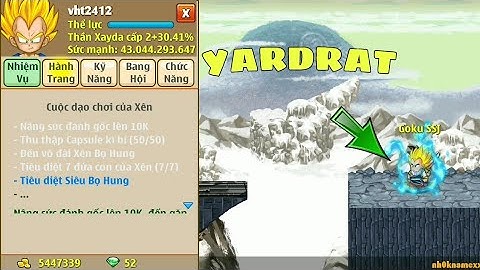 Lần Đầu Tiên Đổi Cải Trang Yardrat Ở Sv2 & Giao Lưu | ngọc rồng online