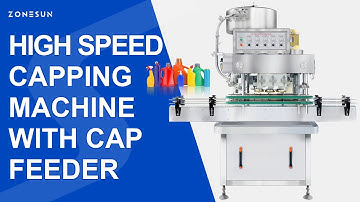 ZONESUN ZS-FXZ101 Automatic High Speed Capping Machine with Cap Feeder
