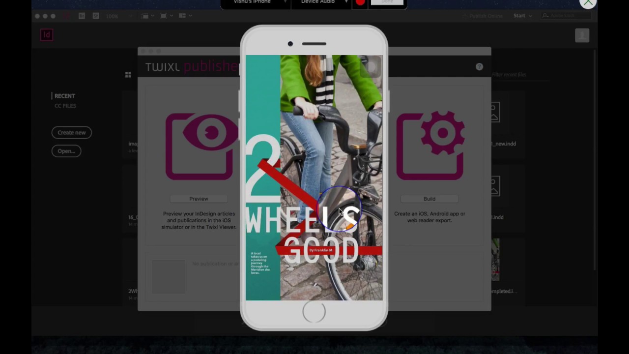 Indesign CC DPS Alternate | Working with Twixl Publisher | Creating IOS ...