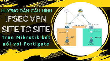 Hướng dẫn cấu hình IPSec VPN Site to Site trên Router Mikrotik kết nối với Fortigate