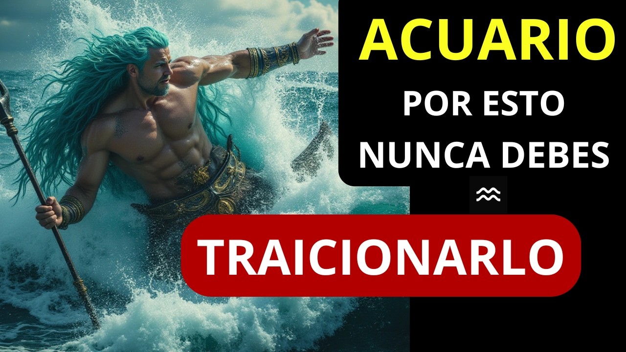 ¿Por qué NUNCA debes TRAICIONAR a ACUARIO? ♒ 13 razones para no traicionarlo 💪🏼 #acuario