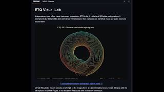 ETQ Sonification Model - Audio Reactive Demo