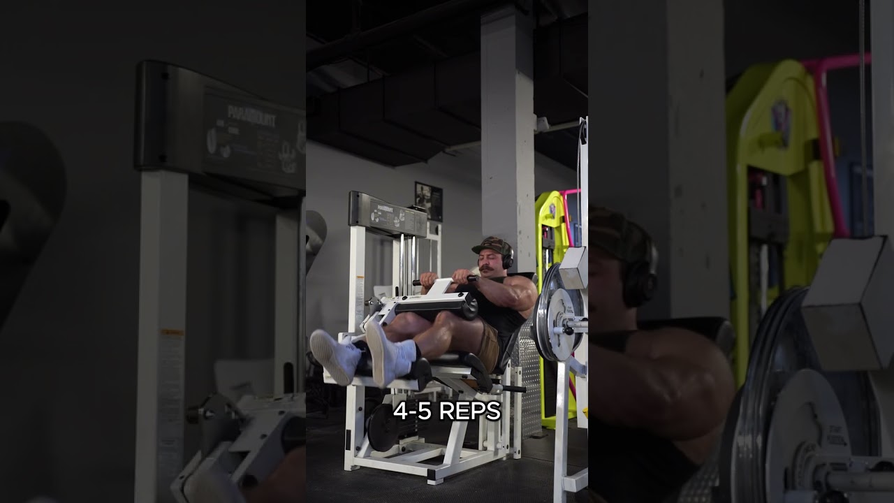 Seated Hamstring curl - Rest pause set