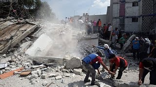 Buildings sway and people panic as 7.1 magnitude earthquake strikes Mexico