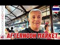 The munkong market at mahachai  amazing thailand street food