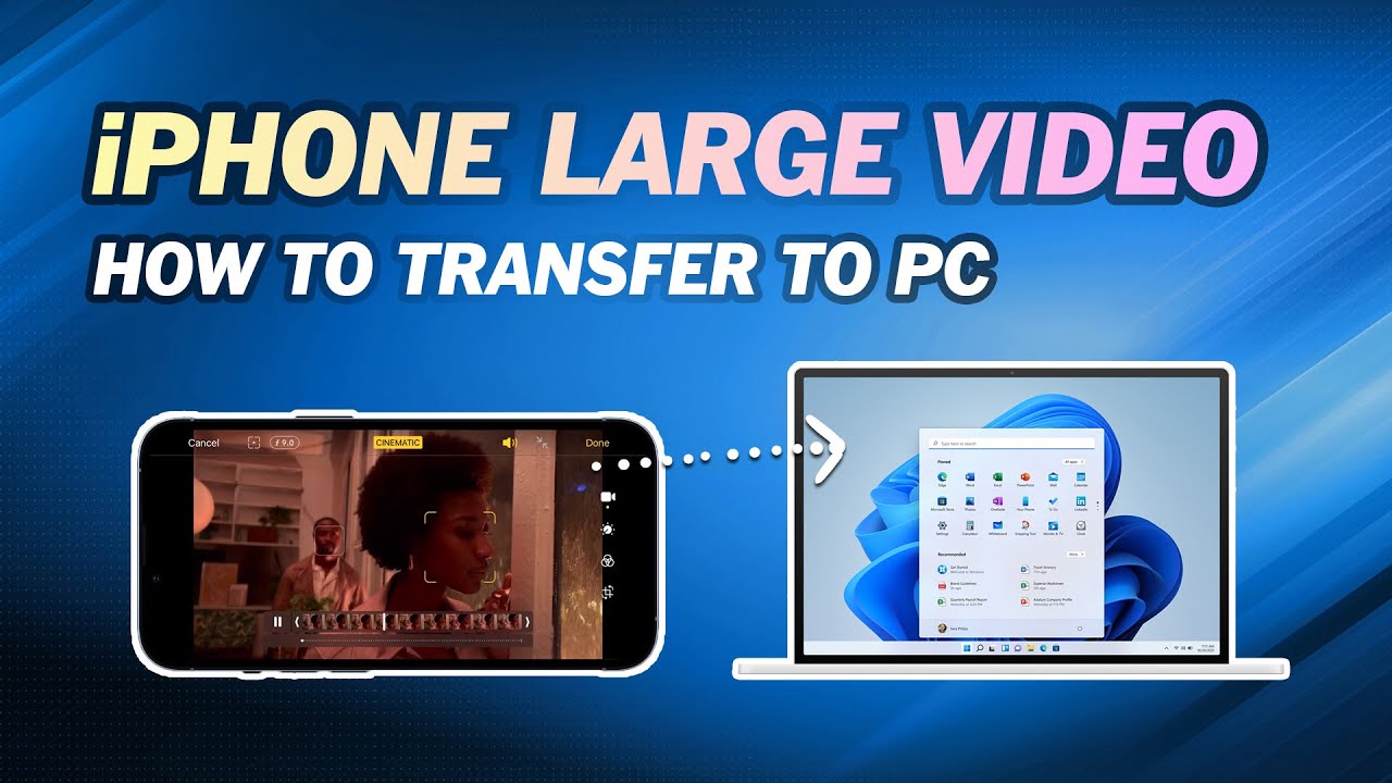 Transfer 4K Video from iPhone to Mac Fast