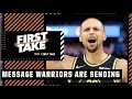 What message are the Warriors sending to the West? | First Take