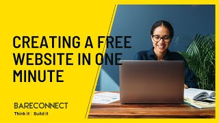 How to create a website for free in 60 seconds.