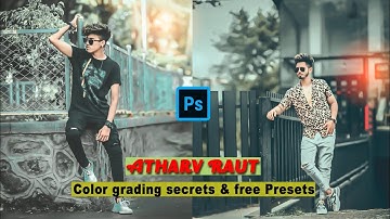 Atharv Raut Color grading secrets Camera Raw Setting .Photoshop Tutorial Camera Raw Presets  2020
