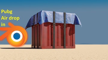 How to make Pubg Air drop in blender (part 1/2 modeling)