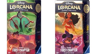 Ruby Emerald Vs. Amber Amethyst Disney Lorcana Starter Deck Game