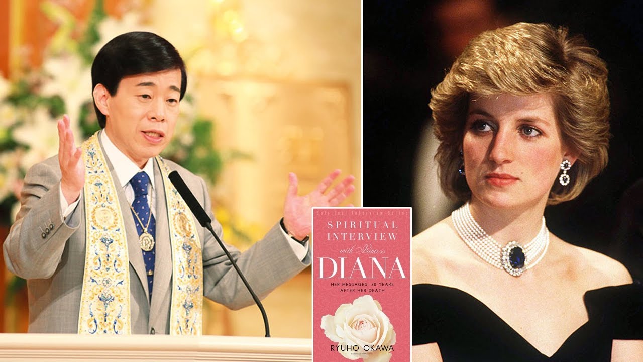 Okawa claims to have spoken with Diana's spirit earlier this month in a Japanese lecture hal