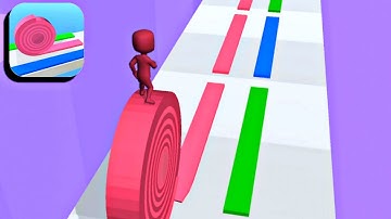 Layers Roll 🍭🌈⭐ All Levels 1-2 Gameplay (iOS,Android)