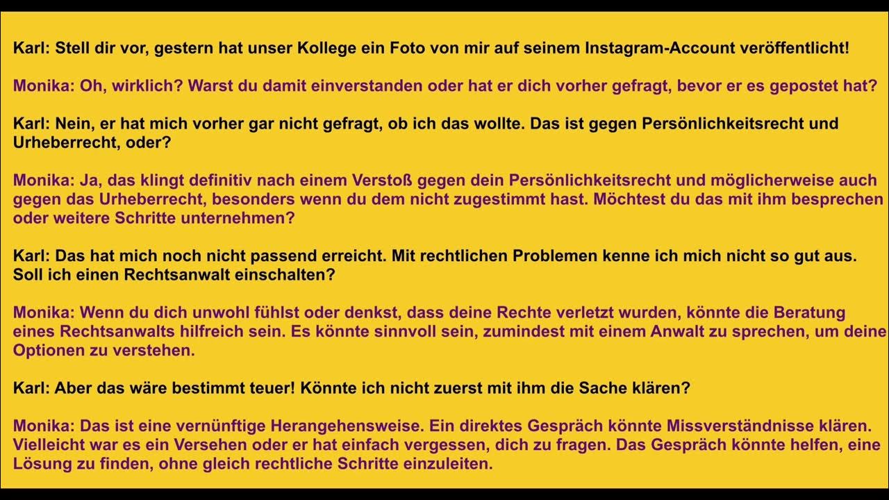 DTB B2, DTB C1 Mündliche Prüfung Teil 2Pausengespräch Thema Foto auf Instagram YouTube