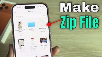 iPhone 17/17 Pro/Max: Hoe maak je een zip-bestand voor de iPhone