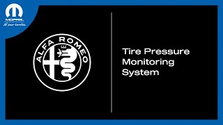 Tire Pressure Monitoring System | How To | 2024 Alfa Romeo