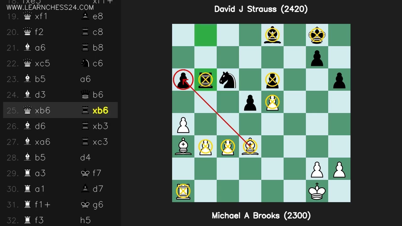 프렌치-위나베르-변형: Michael A Brooks (2300) vs David J Strauss (2420)
