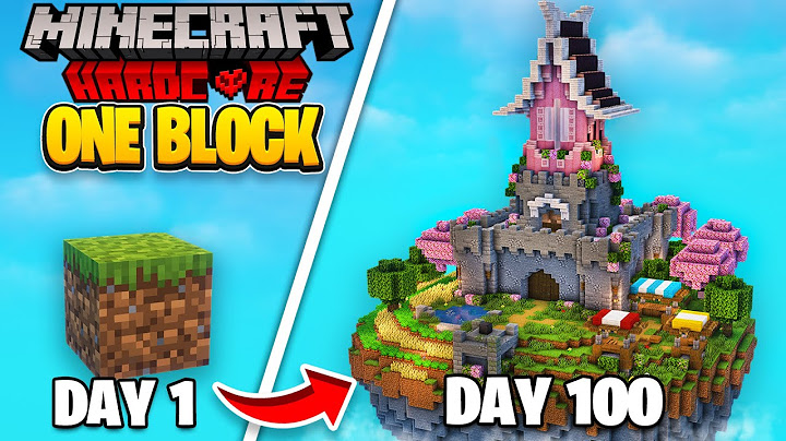 I Spent 100 Days on ONE BLOCK SKYBLOCK in Minecraft 1.21
