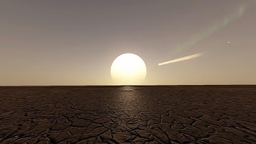 Comet tail in sky: Space Engine #32