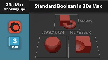 Understanding Boolean Operations in 3Ds Max – Union, Intersect, Subtract Explained