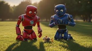 Terekam Kamera! Alasan Mengejutkan Dua Robot Ini Berhenti Balapan!