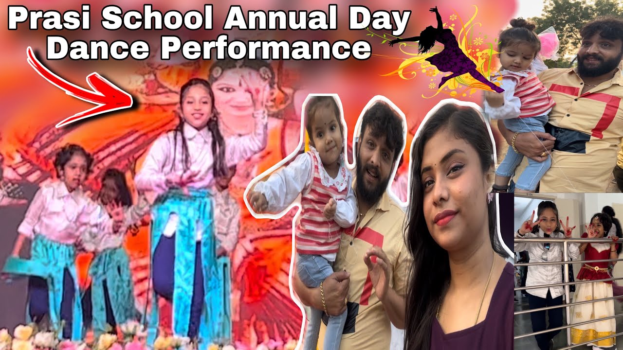 Prasi ஓட Mass Dance Performance‼️School Annual Day Celebration 🎉Roma Cheering Akka😘Family Dinner😱