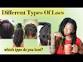 DIFFERENT TYPES OF LOCS (which type is best for you)