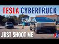 Tesla cybertruck cyberbeast road test review just shoot me  car and driver