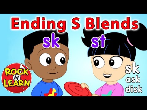 Ending Consonant Blends with S | Learn to Read: sk, st | Rock ’N Learn