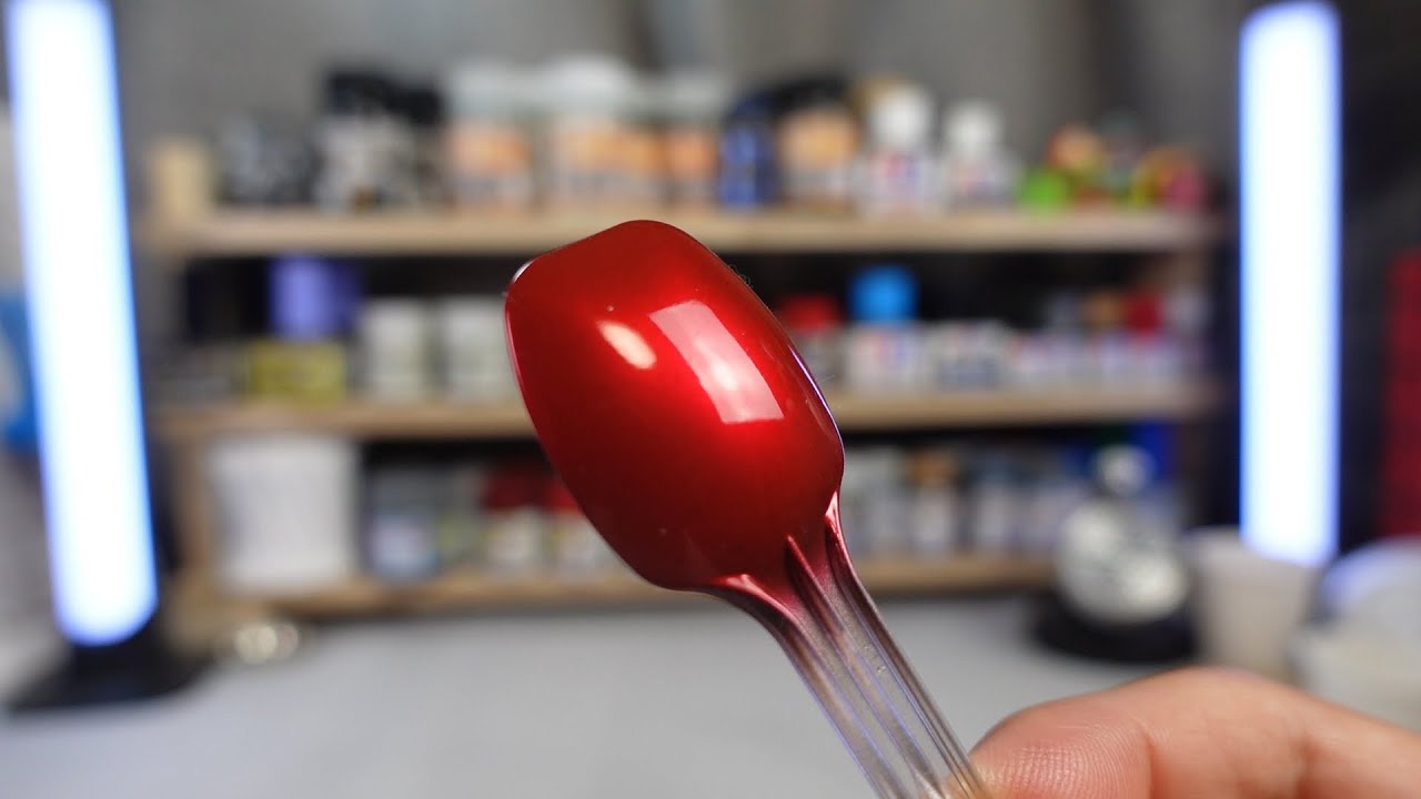 【キャンディー塗装解説】水性ホビーカラーの可能性を引き出したい！屋外塗装でキャンデー塗装ができるのか実験