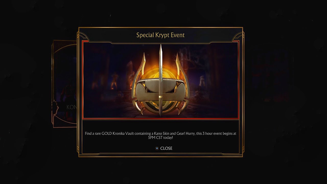 MK11 - Krypt Event Re-Run (Kano) Location!