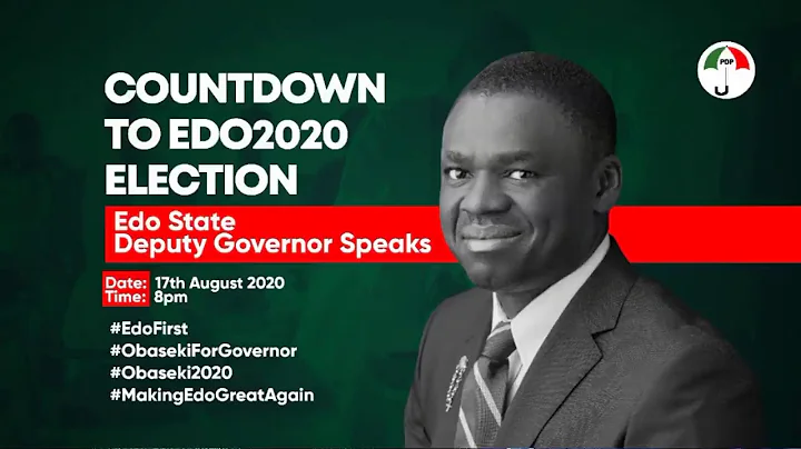 Countdown to Edo2020 Election, Edo State Deputy Governor Speaks
