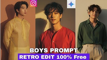 Instagram Trending Boys Gemini Photo Editing Prompt | Google Gemini Photo Trend #googlegemini #viral