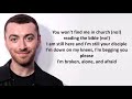 Prayer - Sam Smith Lyrics