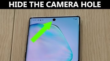 Galaxy Note 10 Plus   How to Hide FRONT CAMERA Hole