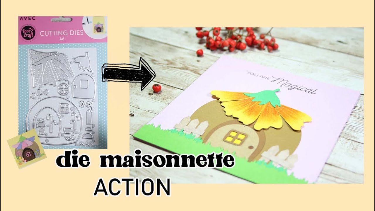 Die ACTION maison de fée 🧚 avec la technique du paper piecing
