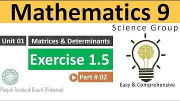 Math 9 ex 1.5 - Part 02  by MHB Academy || Mathematics 9 Unit 1 Lecture 9