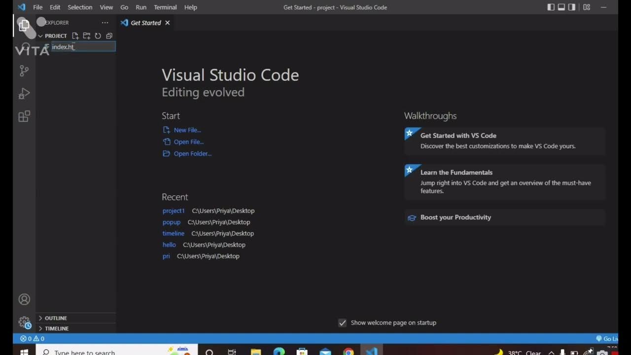 How to create file folder for html/css - YouTube