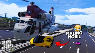 MALING MOBIL PAKE HELIKOPTER - GTA 5 ROLEPLAY screenshot 4