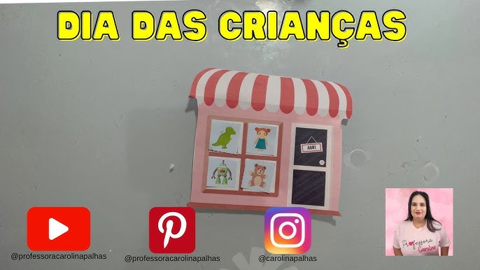 Desenhos para colorir com o tema brincadeiras para o dia das crianças -  Professora Carolina Palhas