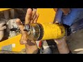 JCB 3dx diesel filter change