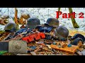 EXCAVATION OF A GERMAN DUGOUT FULL OF WWII ARTIFACTS. PART 2 / WW2 METAL DETECTING