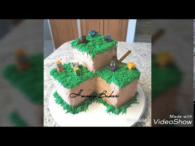 Checkered Birthday Cake – Dirt Block Minecraft Cake | Finding Feasts