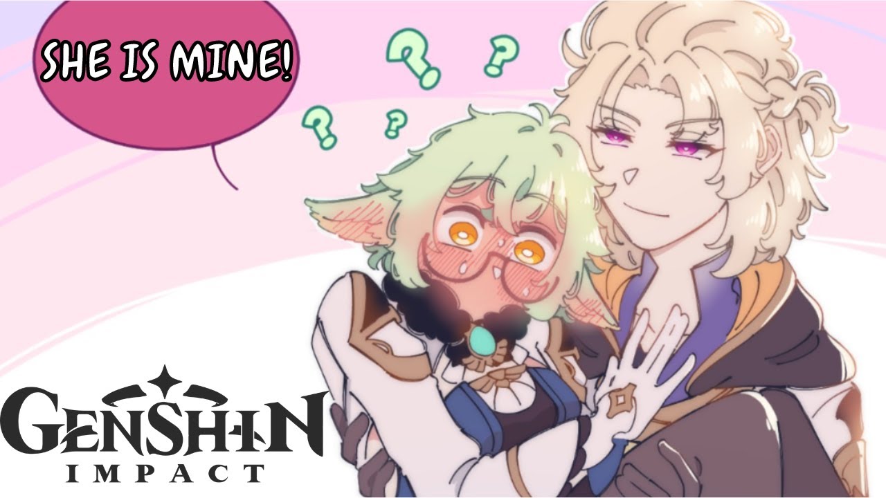 Sucrose is FLUSTERED Talking to Albedo! (Genshin Impact Comic Dub)