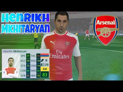 Henrikh Mkhitaryan Arsenal football render - FootyRenders