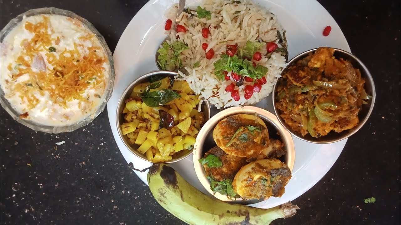 Lunch recipe prepared in 30 minutes yummy Ghee Jeera rice lunch